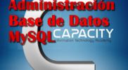 capacity administración base de datos mysql mega